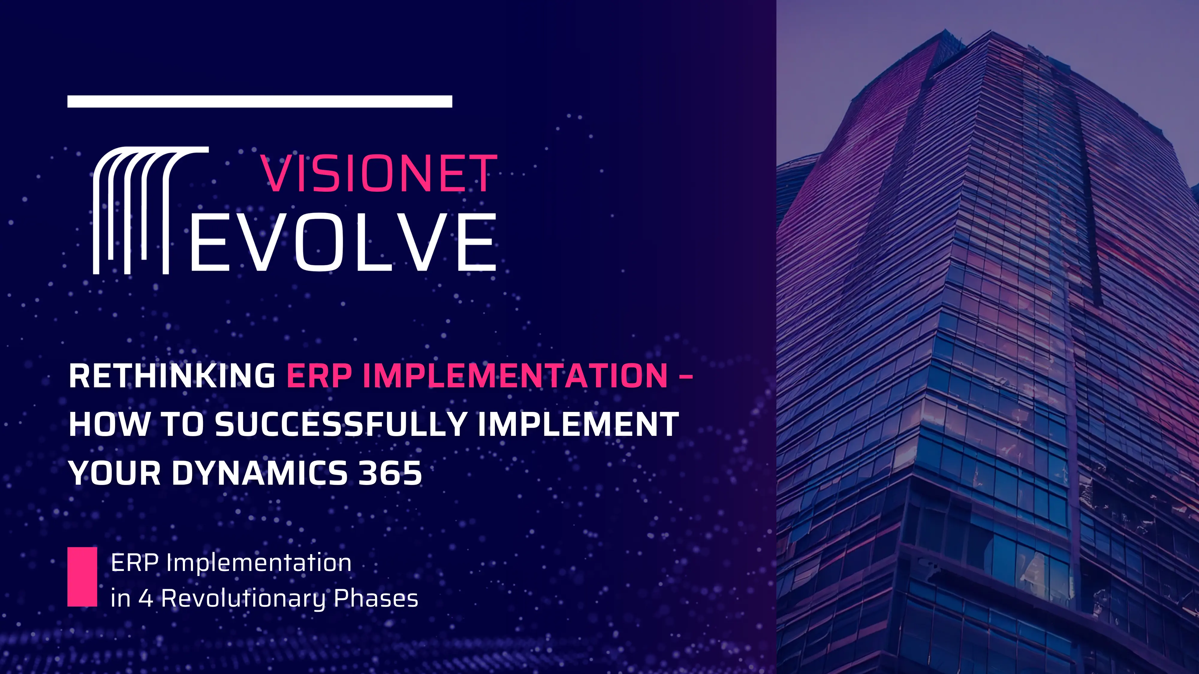Our guide for a successful ERP implementation: Four pitfalls you should definitely avoid when introducing a new ERP system