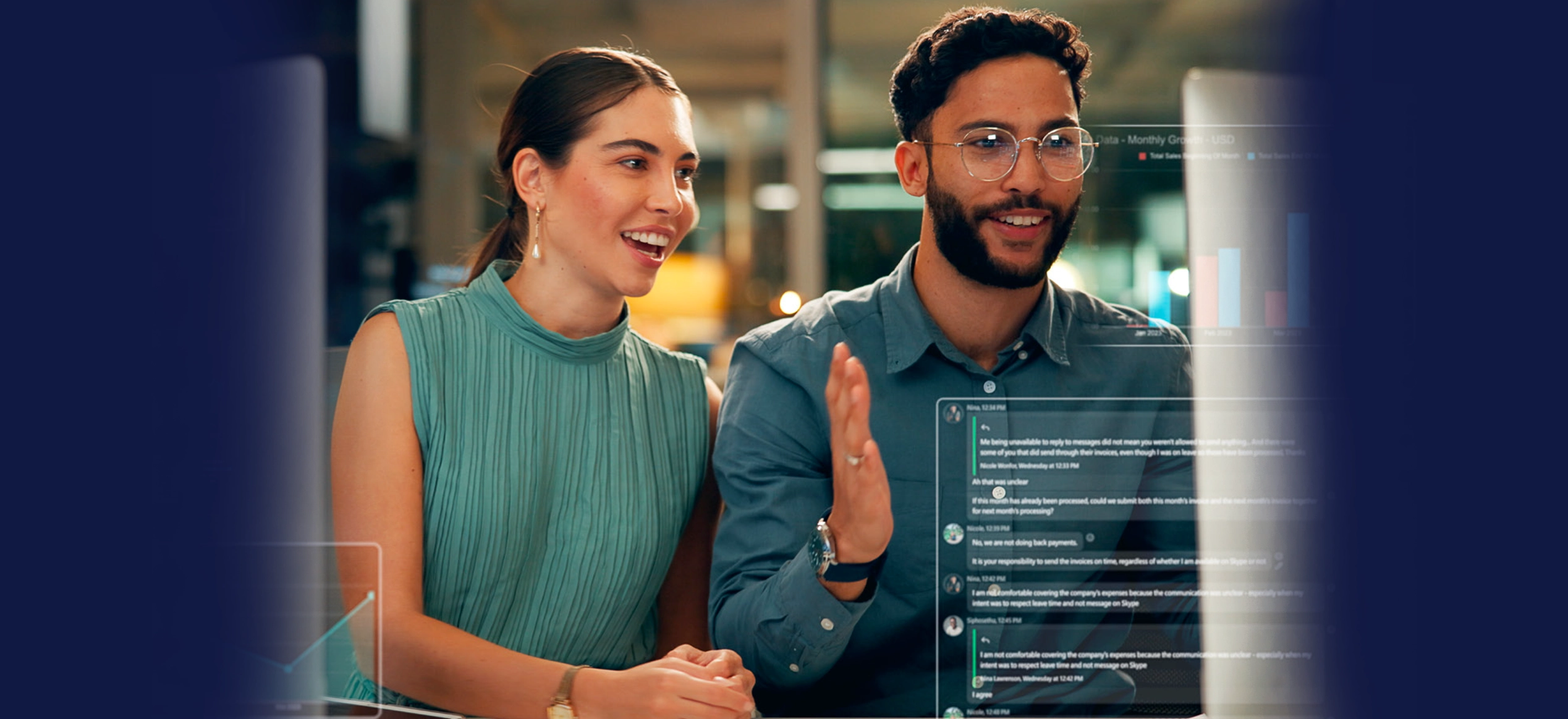 Project operation brochure banner